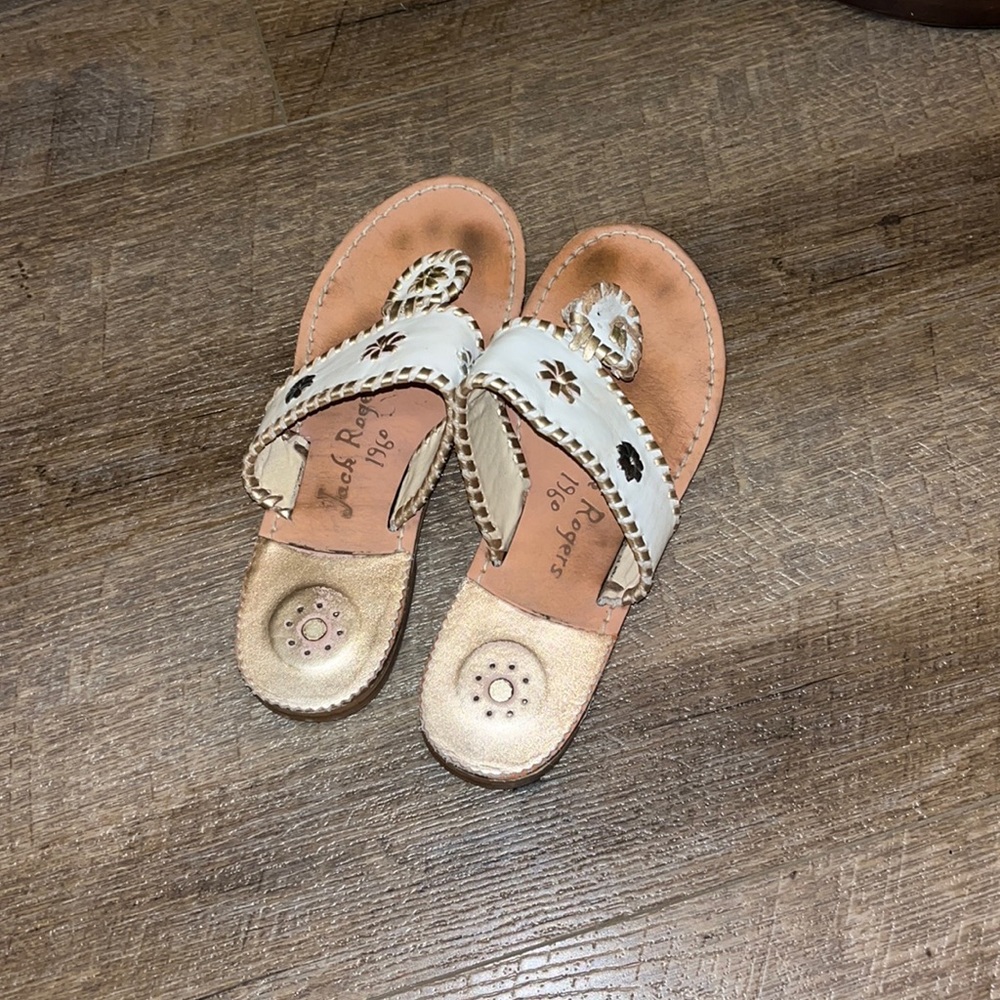 Jacob Rogers flip-flops size 4
